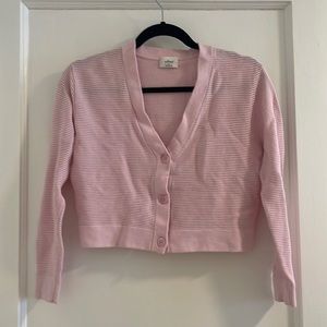 Wilfred cropped ribbed cardigan